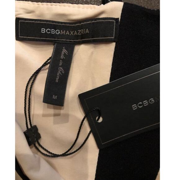 NWT bcbgmaxazria Corset in black & tan size medium - Picture 10 of 12